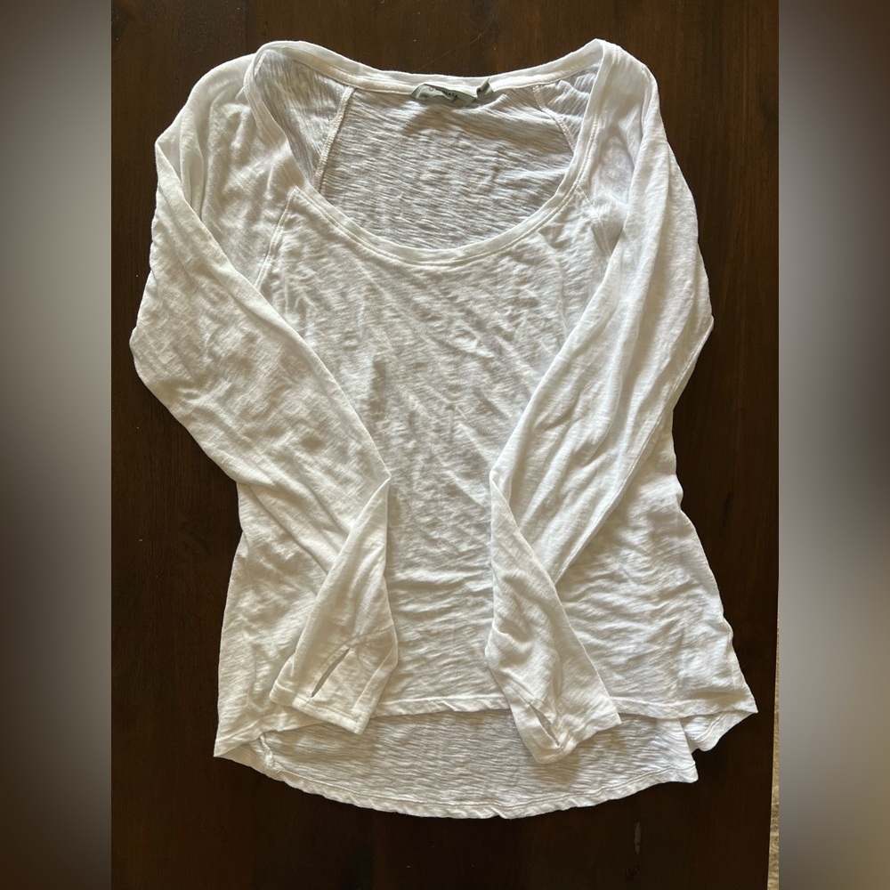 [Athleta] Drop Back Long Sleeve Tee Shirt Size MP